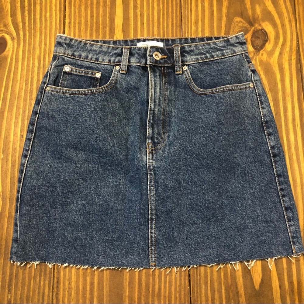 Zara TRF Denim Mini Skirt Size Medium